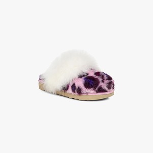 Ugg Cozy II Leopard Tofflor Barn Vita/Rosa/Svarta (825714ZSR)